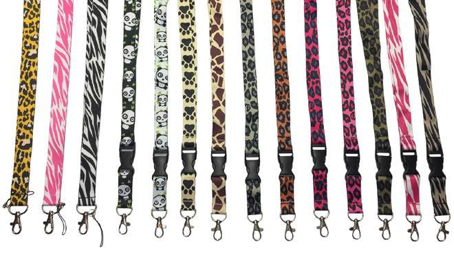 Animal Print Lanyards